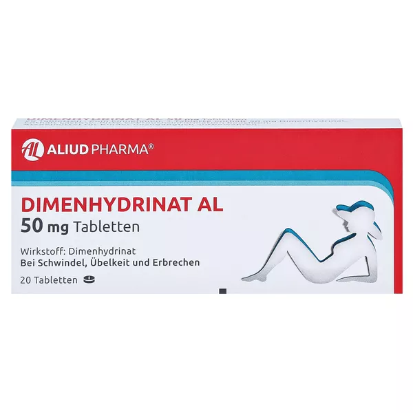 Dimenhydrinat AL 50 mg Tabletten, 20 St.
