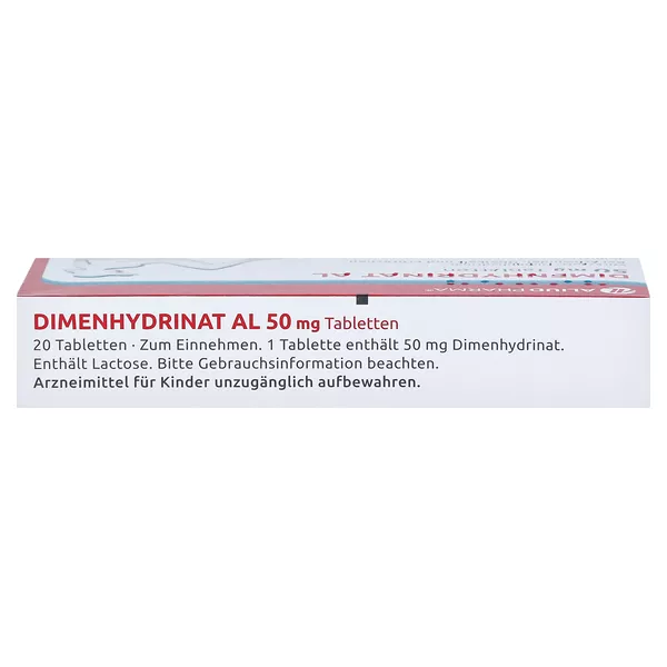 Dimenhydrinat AL 50 mg Tabletten, 20 St.