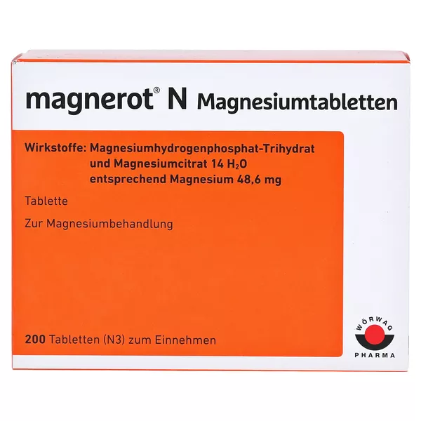 magnerot N Magnesiumtabletten 200 St