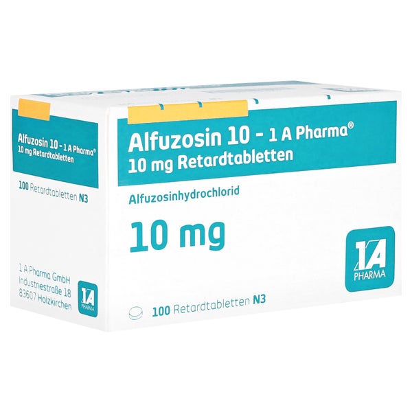 ALFUZOSIN 10 mg-1A Pharma Retardtabletten 100 St