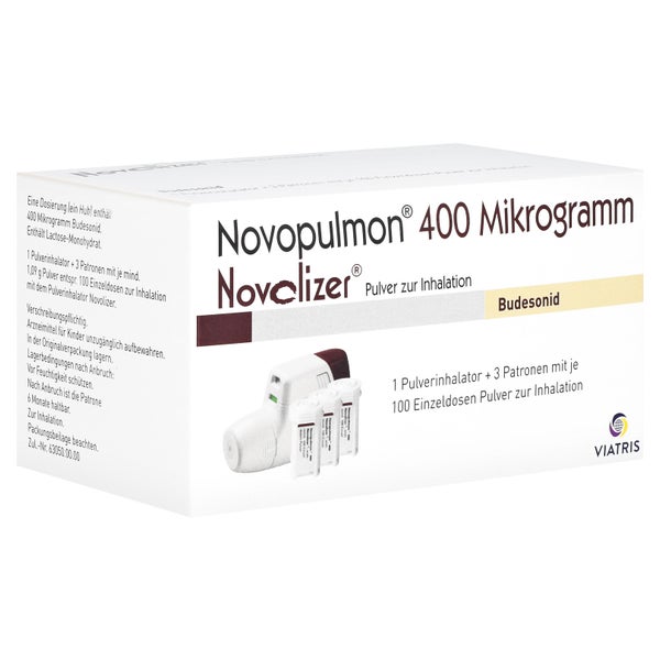 NOVOPULMON 400 µg Novolizer Inhal.+Patr.3x100 ED 300 Sp