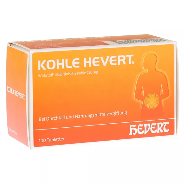 Kohle Hevert Tabletten, 100 St.