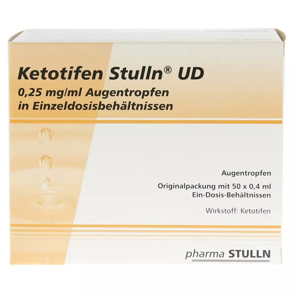 Ketotifen Stulln UD Augentropfen Einzeld 50X0,4 ml