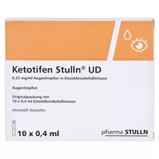 Ketotifen Stulln UD Augentropfen Einzeld 10X0,4 ml