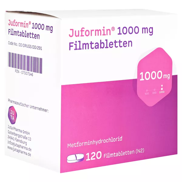Juformin 1.000 mg Filmtabletten 120 St