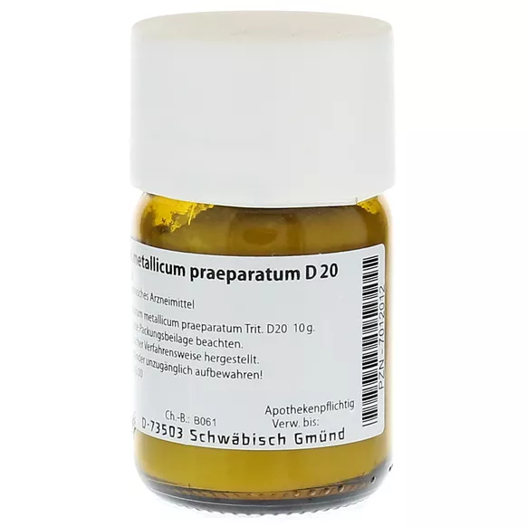 Aurum Metallicum Praeparatum D 20 Tritur 50 g