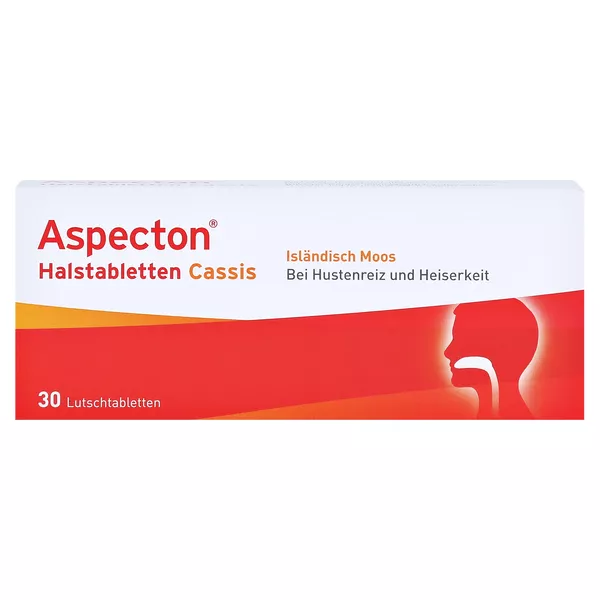Aspecton Halstabletten Cassis 30 St