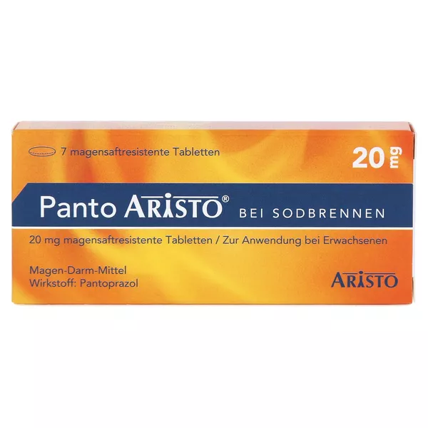Panto Aristo bei Sodbrennen 20 mg magens 7 St
