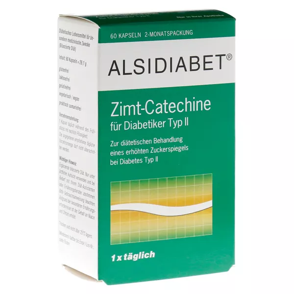 Alsidiabet Zimt-catechine F.diab.typ II 60 St