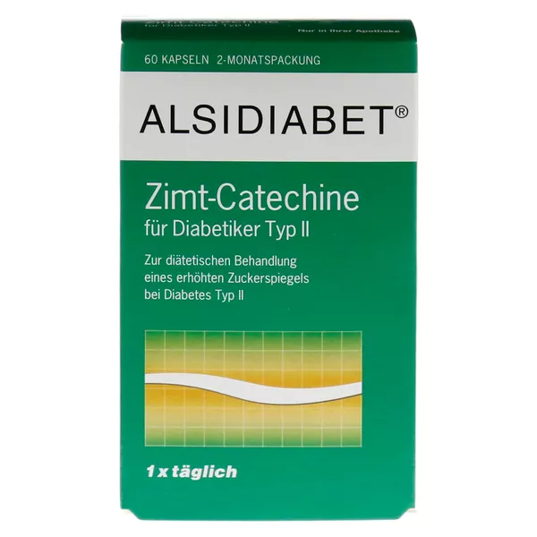 Alsidiabet Zimt-catechine F.diab.typ II 60 St