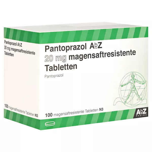 PANTOPRAZOL AbZ 20 mg magensaftres.Tabletten 100 St