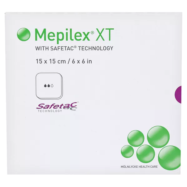 Mepilex XT 15x15 cm Schaumverband 5 St