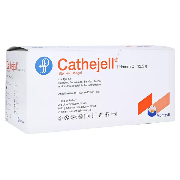 Cathejell Lidocain C steriles Gleitgel Z 25 St