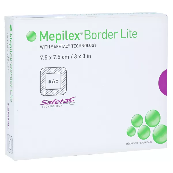 Mepilex Border Lite Schaumverb.7,5x7,5 c 5 St