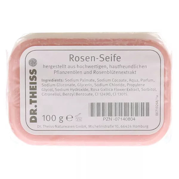 Dr.theiss Rose Reine Pflanzenölseife 100 g