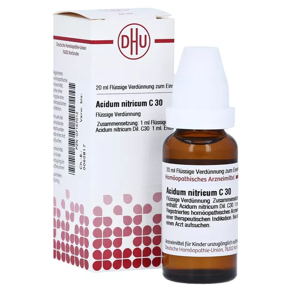 Acidum Nitricum C 30 Dilution 20 ml