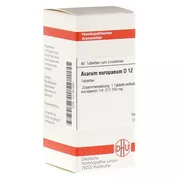 Asarum Europaeum D 12 Tabletten 80 St