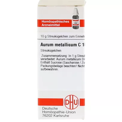 Aurum Metallicum C 10 Globuli 10 g