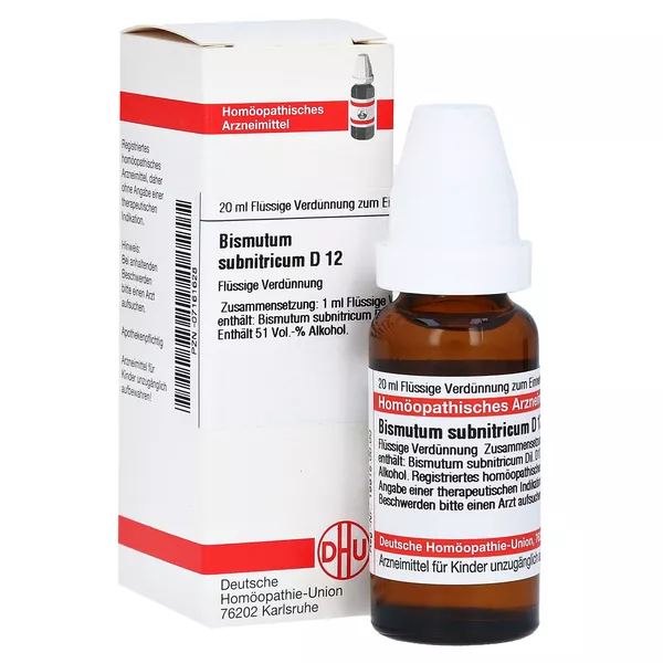 Bismutum Subnitricum D 12 Dilution 20 ml