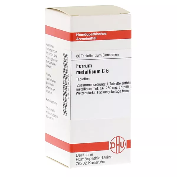 Ferrum Metallicum C 6 Tabletten 80 St