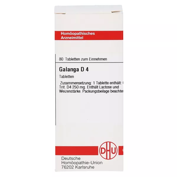 Galanga D 4 Tabletten 80 St