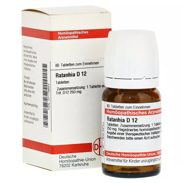 Ratanhia D 12 Tabletten 80 St