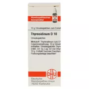 Thyreoidinum D 10 Globuli 10 g