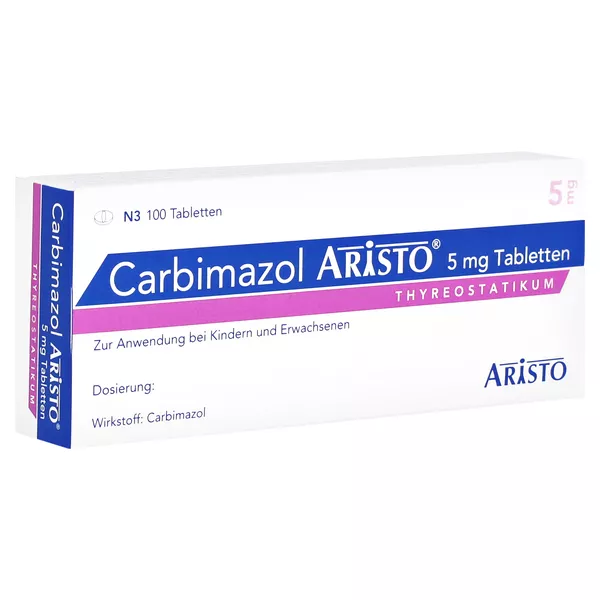Carbimazol Aristo 5 mg Tabletten 100 St