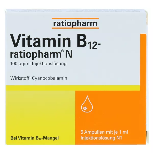 Vitamin B12 ratiopharm N 5X1 ml