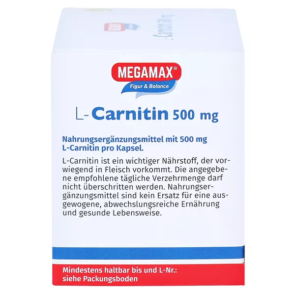 MEGAMAX L-Carnitin 500 mg 120 St
