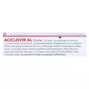 Aciclovir AL Creme 2 g
