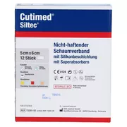 Cutimed Siltec Schaumverb.5x6 cm nicht h 12 St