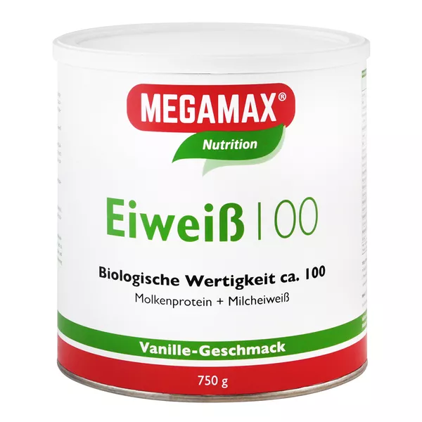 MEGAMAX Eiweiß 100 VANILLE, 750 g
