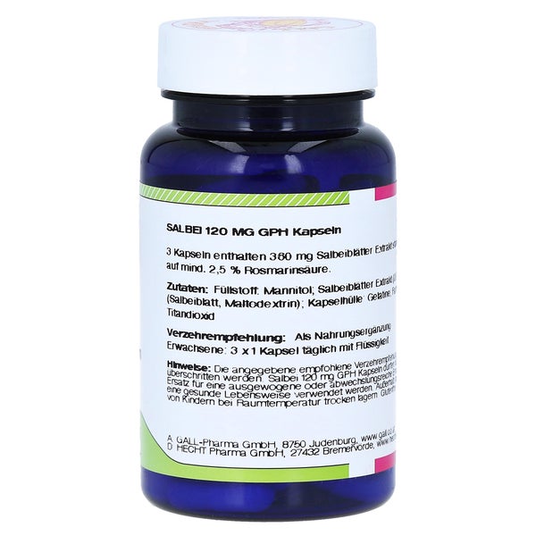 Salbei 120 mg GPH Kapseln 60 St