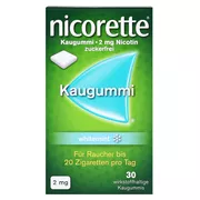 nicorette Kaugummi 2 mg whitemint 30 St