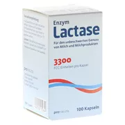 Lactase 3.300 FCC 200 mg Kapseln 100 St