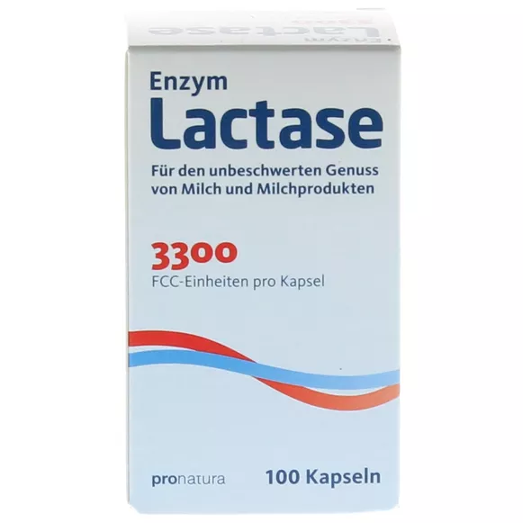 Lactase 3.300 FCC 200 mg Kapseln 100 St