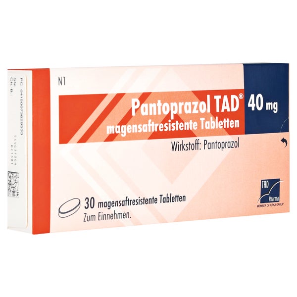 PANTOPRAZOL TAD 40 mg magensaftres.Tabletten 30 St