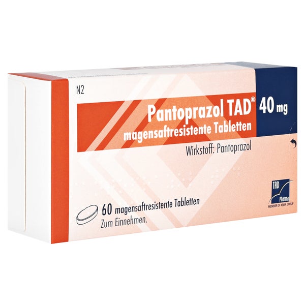PANTOPRAZOL TAD 40 mg magensaftres.Tabletten 60 St