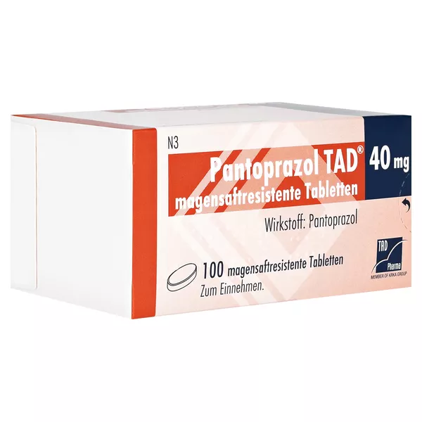 PANTOPRAZOL TAD 40 mg magensaftres.Tabletten 100 St