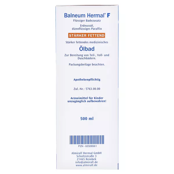 Balneum Hermal F flüssiger Badezusatz 1000 ml