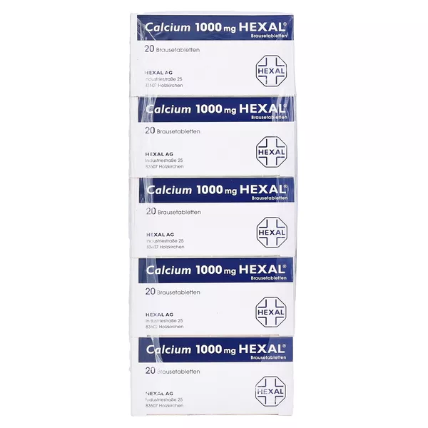 Calcium 1000 mg HEXAL, 100 St.