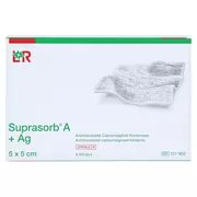 Suprasorb A+Ag Antimikrobielle Calciumalginat-Kompresse 8 St