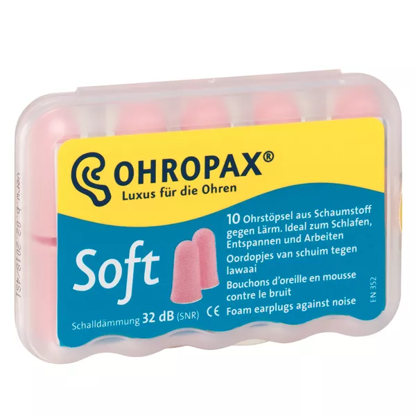 Ohropax soft Schaumstoff-stöpsel, 10 St.