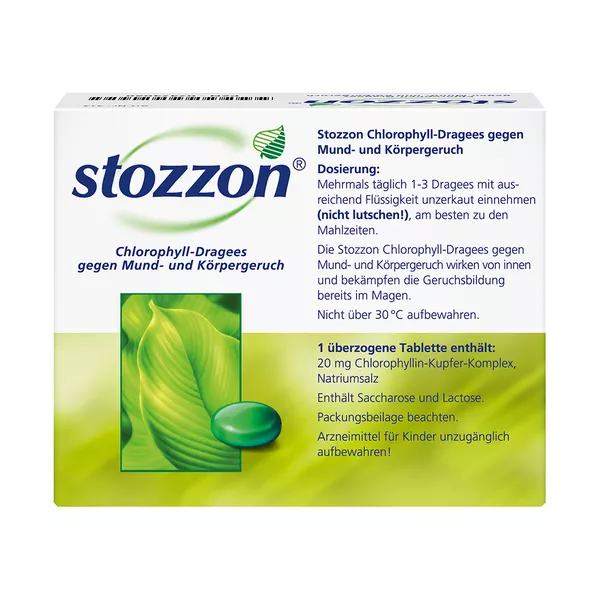Stozzon Chlorophyll-Dragees 100 St
