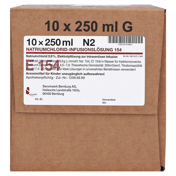 Natriumchlorid Inf.-lsg.154 10X250 ml