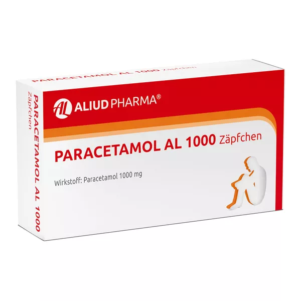 Paracetamol AL 1.000 Suppositorien 10 St