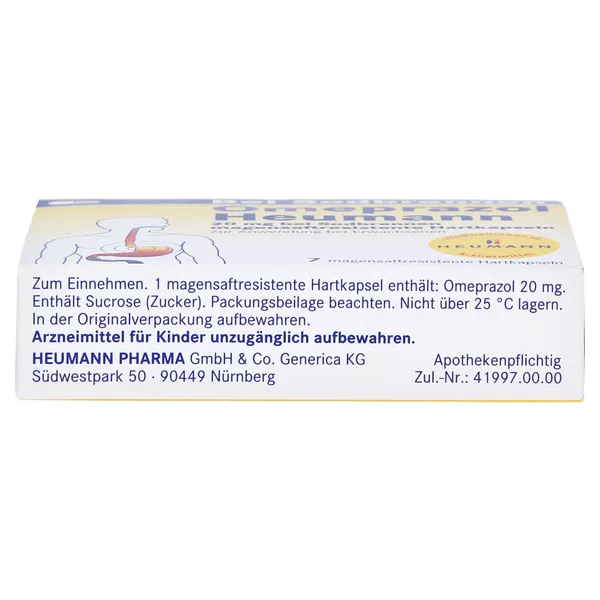 Heumann Omeprazol 20 mg, 7 St.