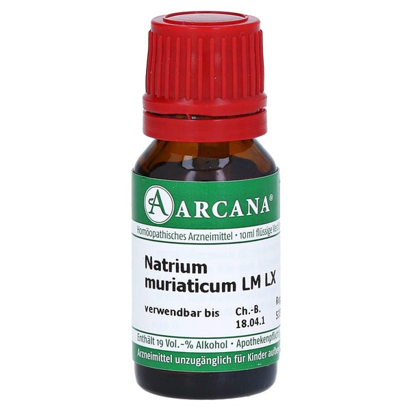 Natrium Muriaticum LM 60 Dilution 10 ml