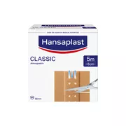 Hansaplast Classic Pflaster, 5m x 6cm – Wundpflaster 1 St